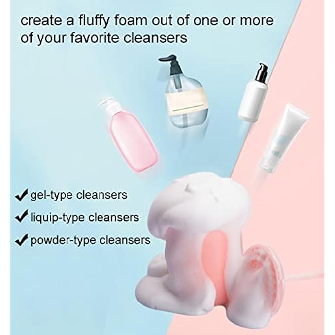 KOVCOAP FACE FOAM MAKER RICH CREAM FOAMER SKINCARE TOOLS TRAVEL HOUSEHOLD CONVENIENT QUICK LIGHTWEIGHT CUP WHIP WASH FACIAL SKIN 2 PIECES - Image 4